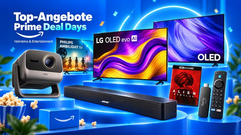 Amazon Prime Deal Days 2026: Die besten Angebote für 4K Blu-rays, Fernseher, Soundbars & Heimkino