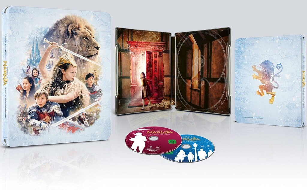 Detailansicht des 4K Ultra HD Blu-ray Steelbooks zu "Die Chroniken von Narnia: Der König von Narnia". 